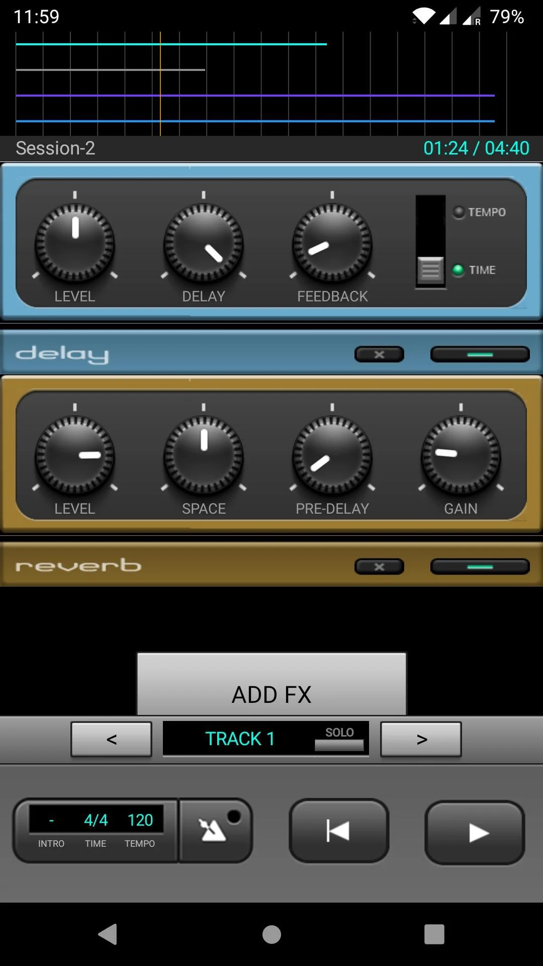 J4T Multitrack Recorder screenshot