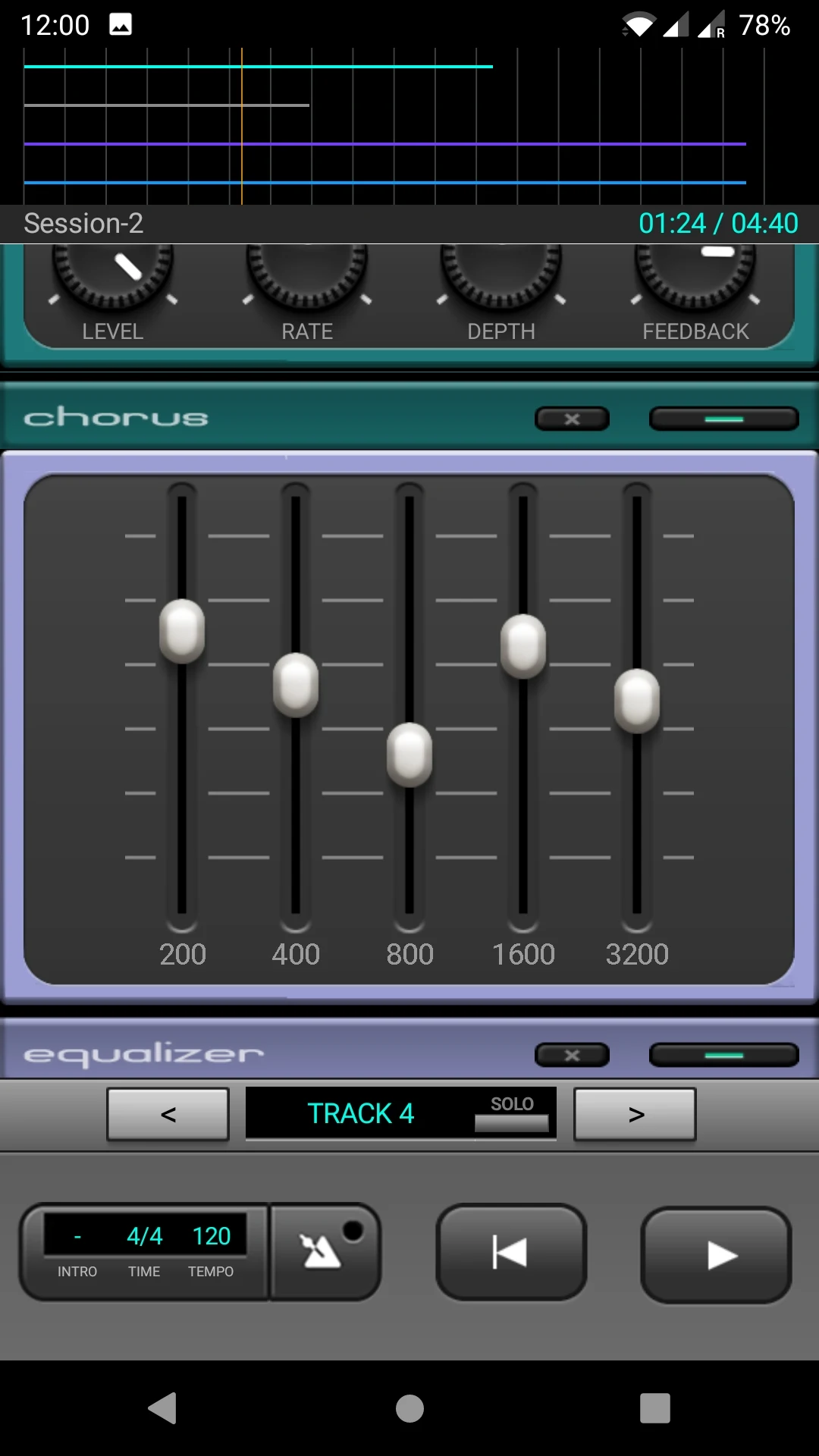 J4T Multitrack Recorder screenshot