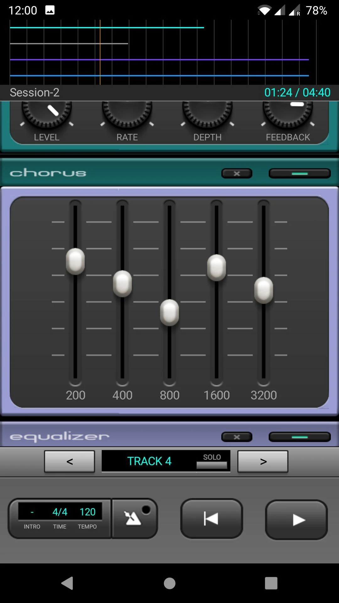 J4T Multitrack Recorder screenshot