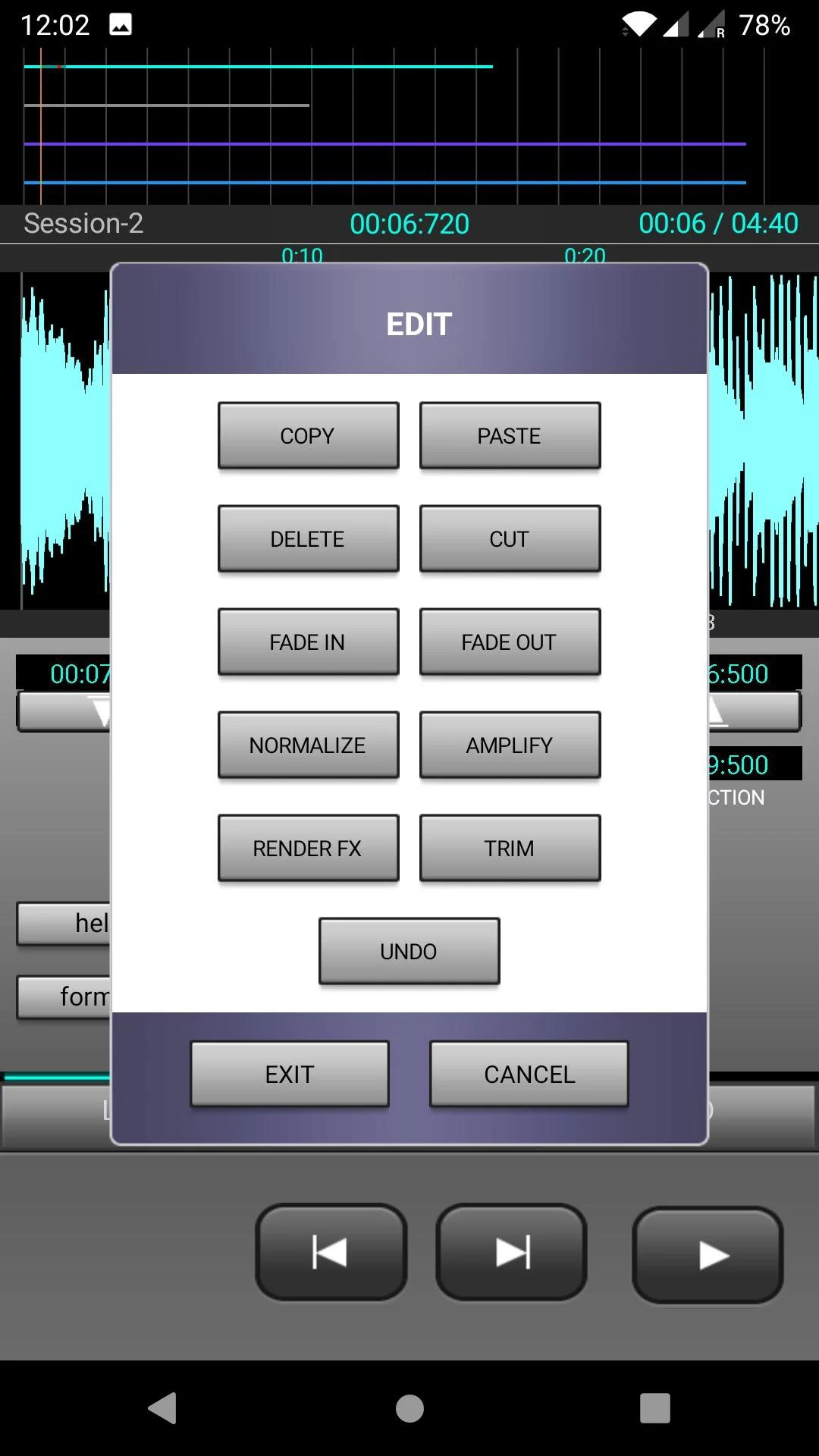 J4T Multitrack Recorder screenshot